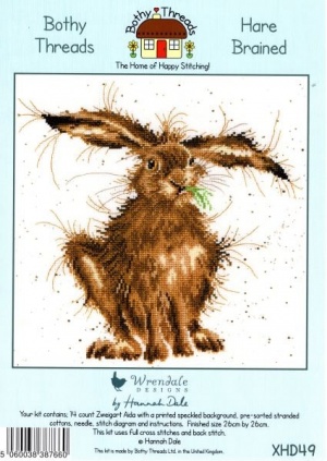 Hare Brained (Counted Cross Stitch Kit)